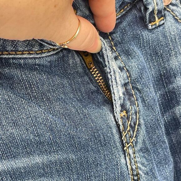 Silver Womens Tuesday Jeans Denim Stretch Straight Medium Wash Blue Size 29x31 - Picture 7 of 11